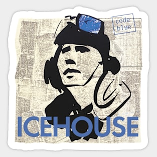 Icehouse Code Blue Sticker